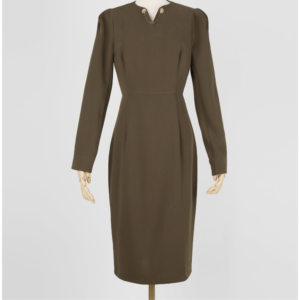 Elegant Brown Dress
